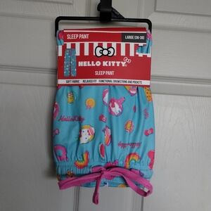 Hello Kitty Pool Party Sleep Pants Size L NWT